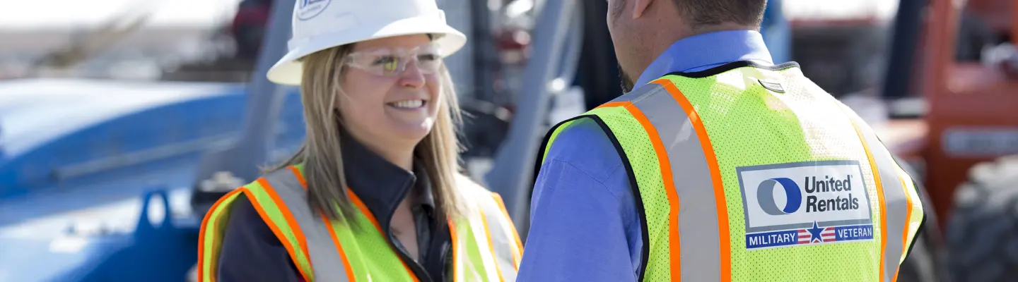 woman on jobsite