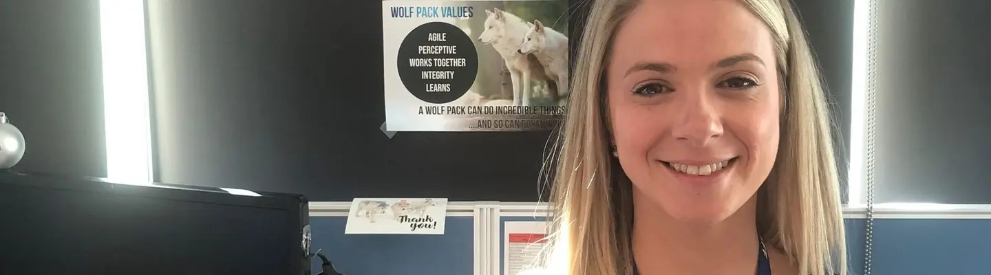 Customer Centre Manager in her office, coordinating site safety support and managing inquiries about barrier installations.