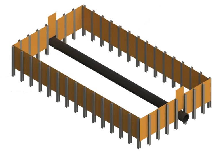 Beam and plate illustration