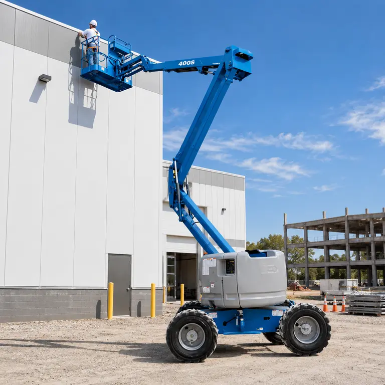 45ft High Capacity Diesel Knuckle Boom 