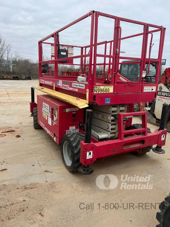 2017 MEC 4069RT Rough Terrain Scissor Lift