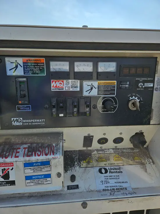2022 Multiquip DCA15SPXU4F Diesel Generator