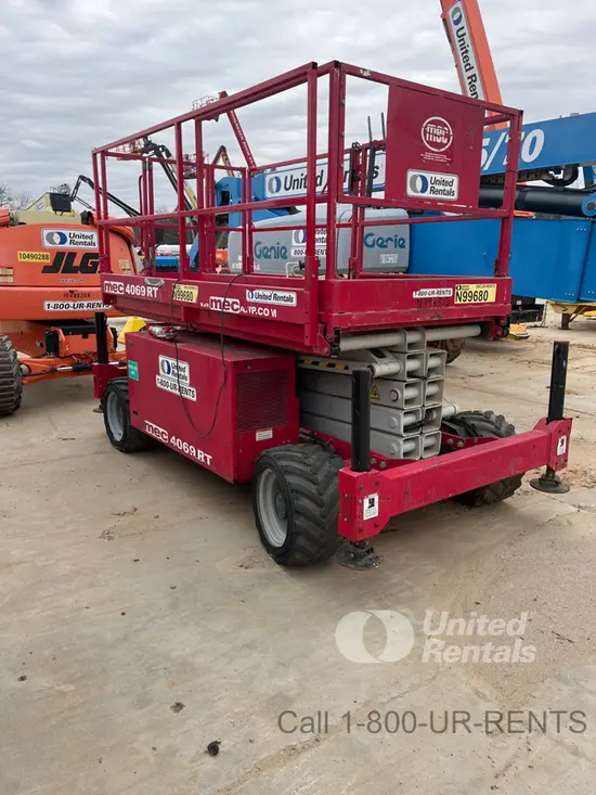 2017 MEC 4069RT Rough Terrain Scissor Lift