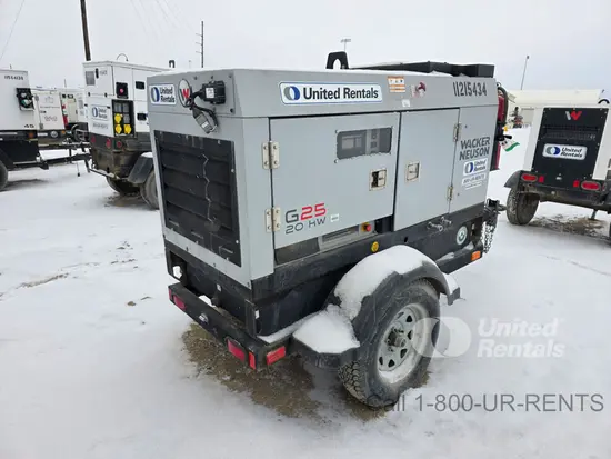 2021 Wacker Neuson G25 T4F Diesel Generator
