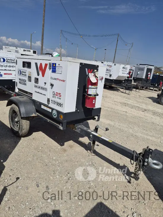 2022 Wacker Neuson G25 T4F Diesel Generator