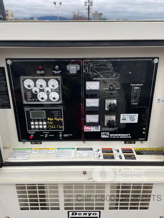 2022 Multiquip DCA70SSIU4F Diesel Generator