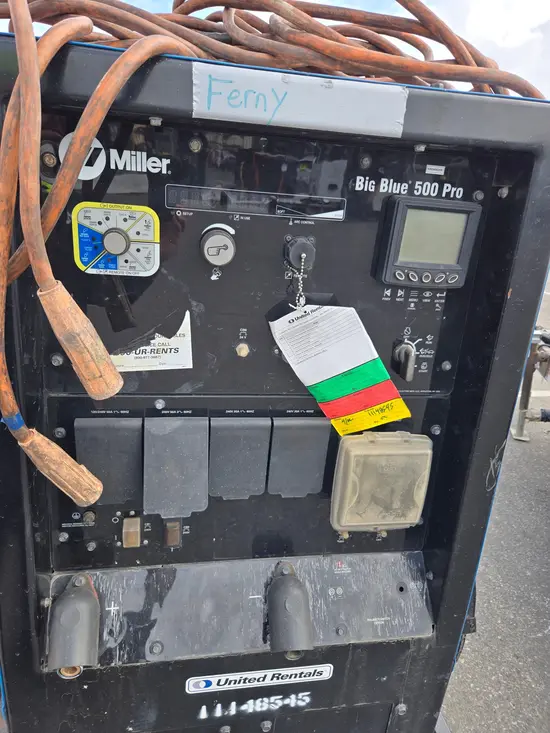 2021 Miller Welders BIG BLUE 500PRO Welder