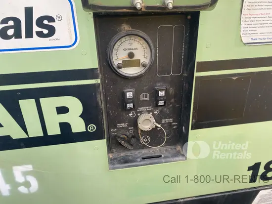 2018 Sullair 185DPQ-KU-T3 Air Compressor