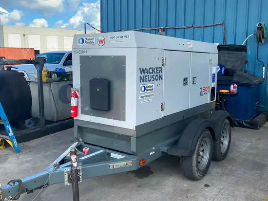 2016 Wacker Neuson G50 T4F Diesel Generator