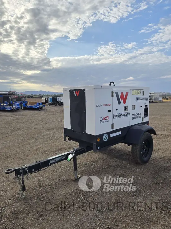 2023 Wacker Neuson G25 T4F Diesel Generator
