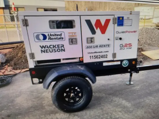 2022 Wacker Neuson G25 T4F Diesel Generator