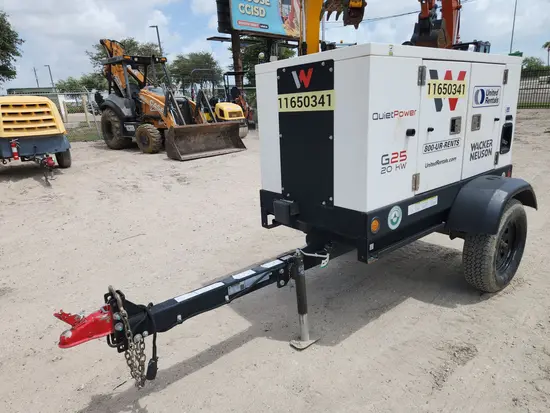 2023 Wacker Neuson G25 T4F Diesel Generator