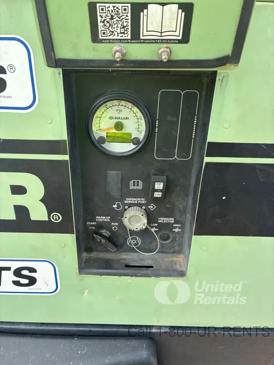 2020 Sullair 185DPQ-KU-T3 Air Compressor