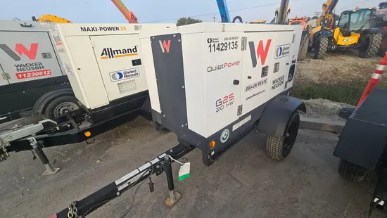 2022 Wacker Neuson G25 T4F Diesel Generator