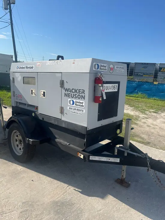 2019 Wacker Neuson G25 T4F Diesel Generator