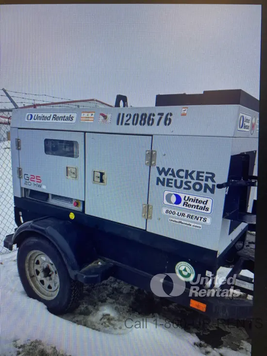 2021 Wacker Neuson G25 T4F Diesel Generator