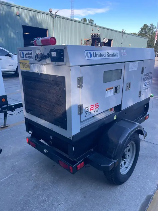2019 Wacker Neuson G25 T4F Diesel Generator
