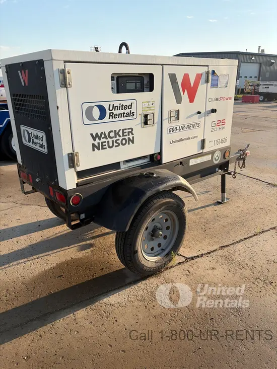 2022 Wacker Neuson G25 T4F Diesel Generator