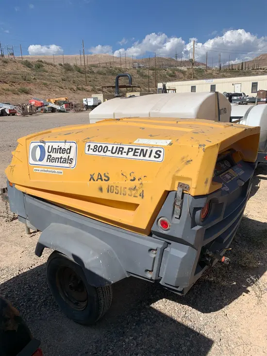 2016 Atlas Copco XAS185KD7 T4F Air Compressor