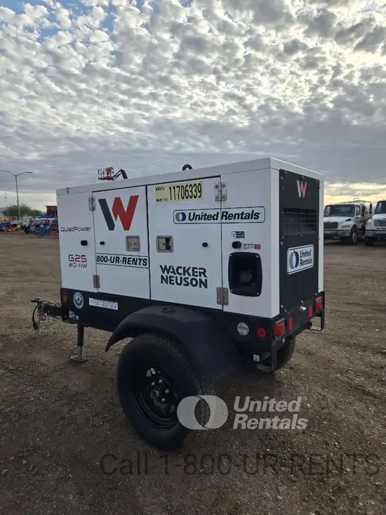 2023 Wacker Neuson G25 T4F Diesel Generator