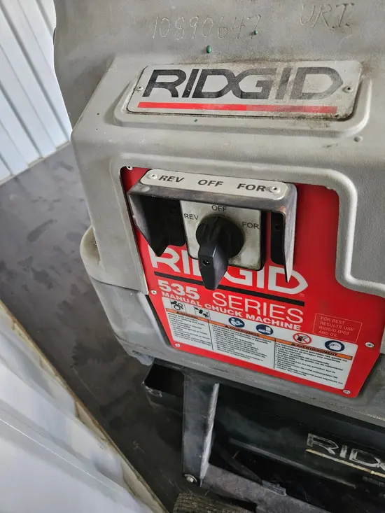 2019 RIDGID 535 Pipe Threading