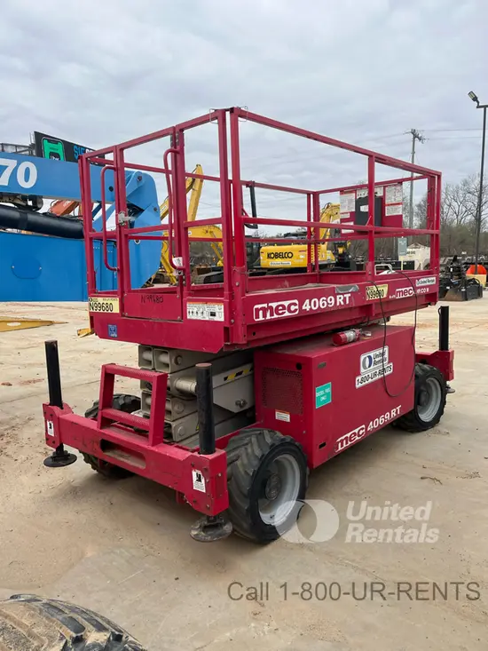 2017 MEC 4069RT Rough Terrain Scissor Lift