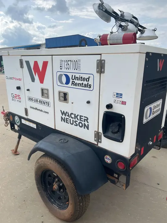 2022 Wacker Neuson G25 T4F Diesel Generator