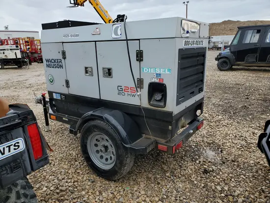 2018 Wacker Neuson G 25 Diesel Generator
