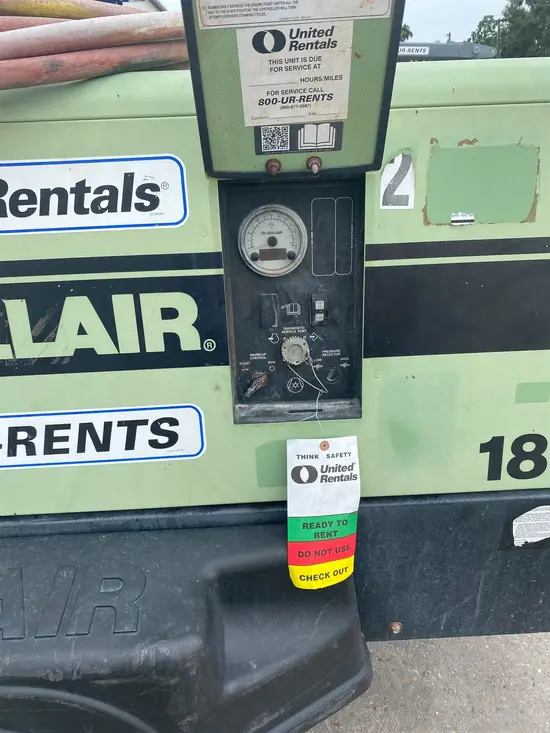 2020 Sullair 185DPQ-KU-T3 Air Compressor