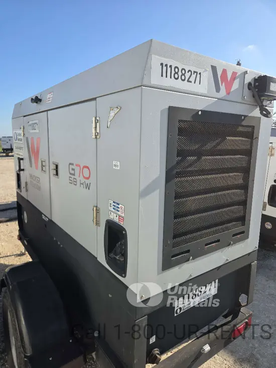 2021 Wacker Neuson G 70 Diesel Generator
