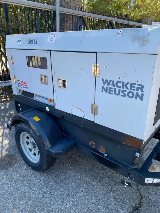 2017 Wacker Neuson G 25 Diesel Generator