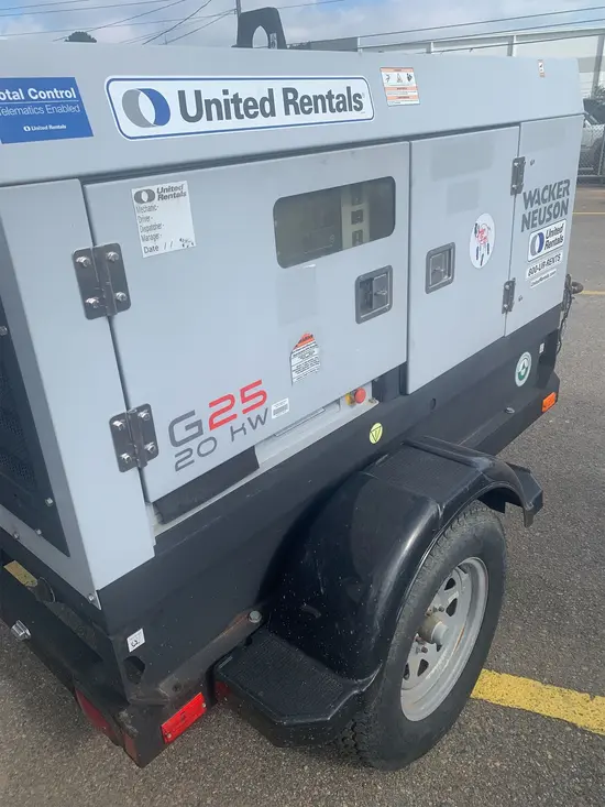 2021 Wacker Neuson G25 T4F Diesel Generator