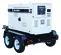 White and black MULTIQUIP 30-35 kW Towable Generator, Tier 4 Diesel