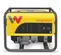 Yellow and gray WACKER 2,500-2,900 W Portable Generator, Gas