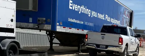 Managed Tool Trailer at a jobsite