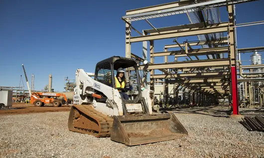 Skid Steer on Jobsite