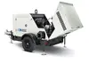 white pump on wheels with hood open product shot