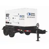 White 125kW towable generator