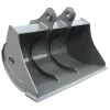 Gray Tag Bucket Attachment for excavator