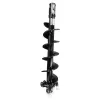 Black ARROW 9 in. Rock Auger Bit Attachment for Skid Steer