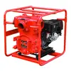 Red and black MULTIQUIP Trash Pump, 4 in., Gas Powered