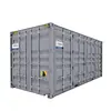 open side shipping container with full-length doors open
