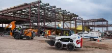 Assorted equipment at a jobsite