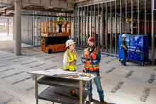 Telematics used at a construction site