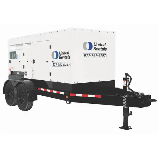 White 200kW towable generator