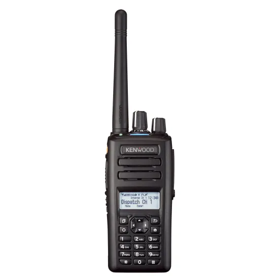Black KENWOOD Two-way Radio, Digital, Explosion-proof, UHF, 450MHz