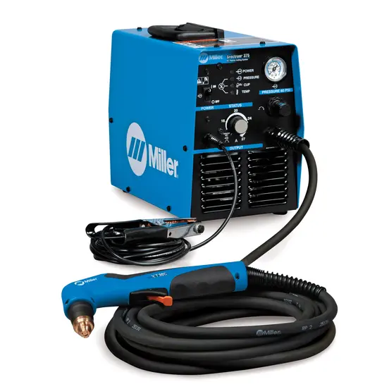 Blue and black MILLERELEC Plasma Cutter, 120-575 volt
