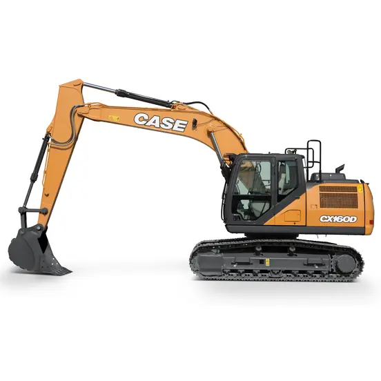 Orange and gray CASE 29,000-38,000 lb. Excavator