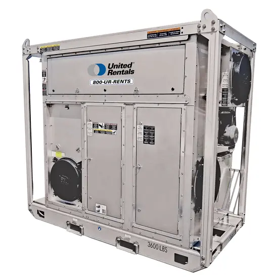 Beige GENERIC 5,000-6,000 CFM Desiccant Dehumidifier, 438 GPD