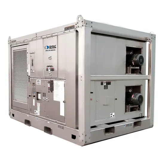 Beige and gray GENERIC 15,000-17,500 CFM Desiccant Dehumidifier, 1,272 GPD